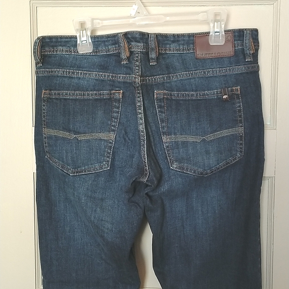 Buffalo By David Bitton Size 32x32 Straight Stretch Dark Wash Jeans - Picture 5 of 10